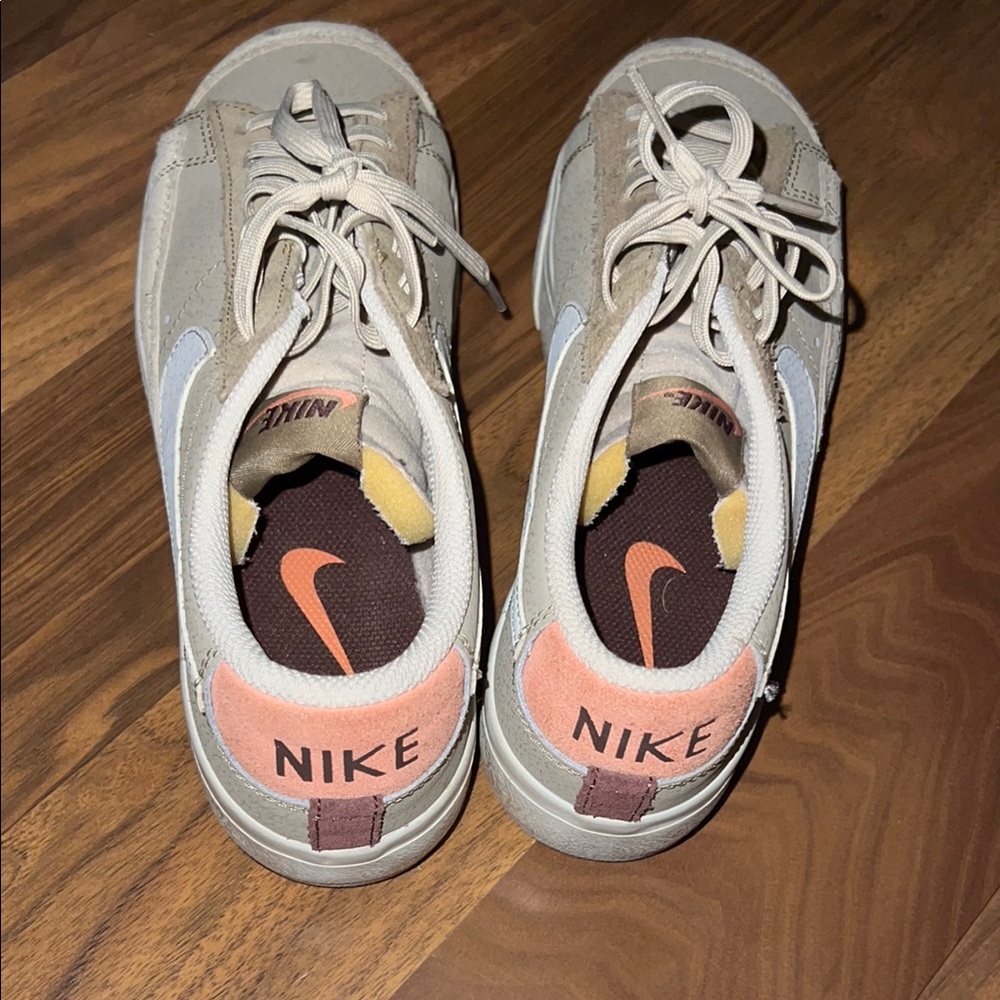 Nike Women's Tan and Orange Sneakers - Picture 4 of 5